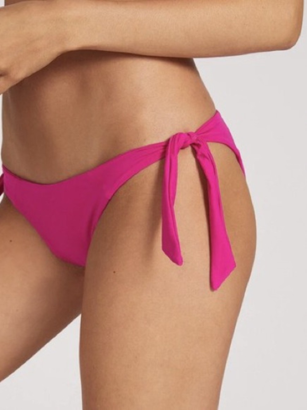 Vanda Catucci Pink Tie-Side Bikini Bottom